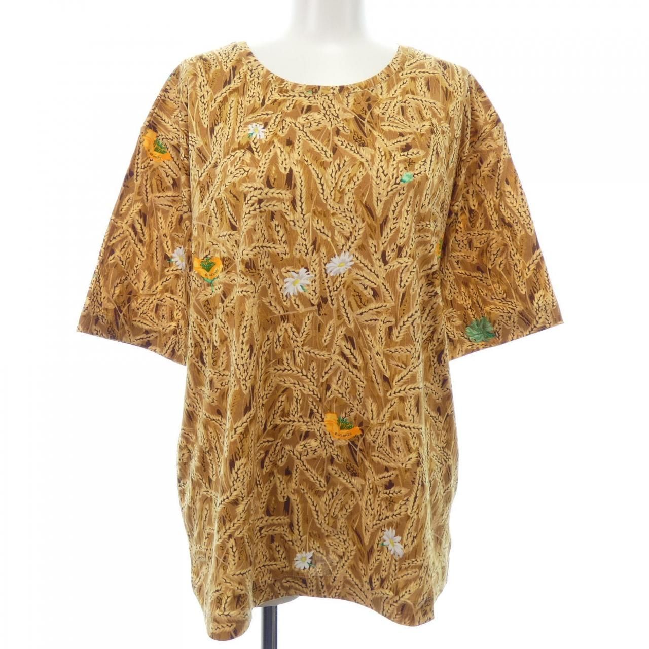 ヴィンテージ エルメス HERMES LAPINS DANS UN CHAMP DE Tシャツ