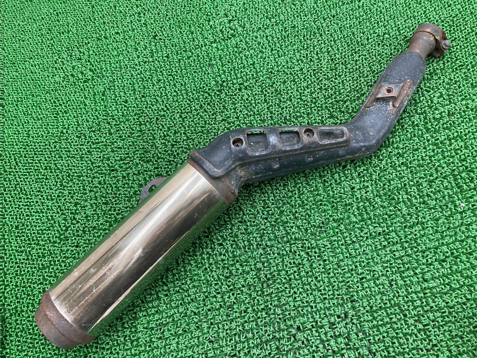 セロー225 サイレンサーマフラー 3RW ヤマハ 純正 中古 バイク 部品 XT225 SEROW225 コケキズ無し 品薄 希少品 車検 Genuine