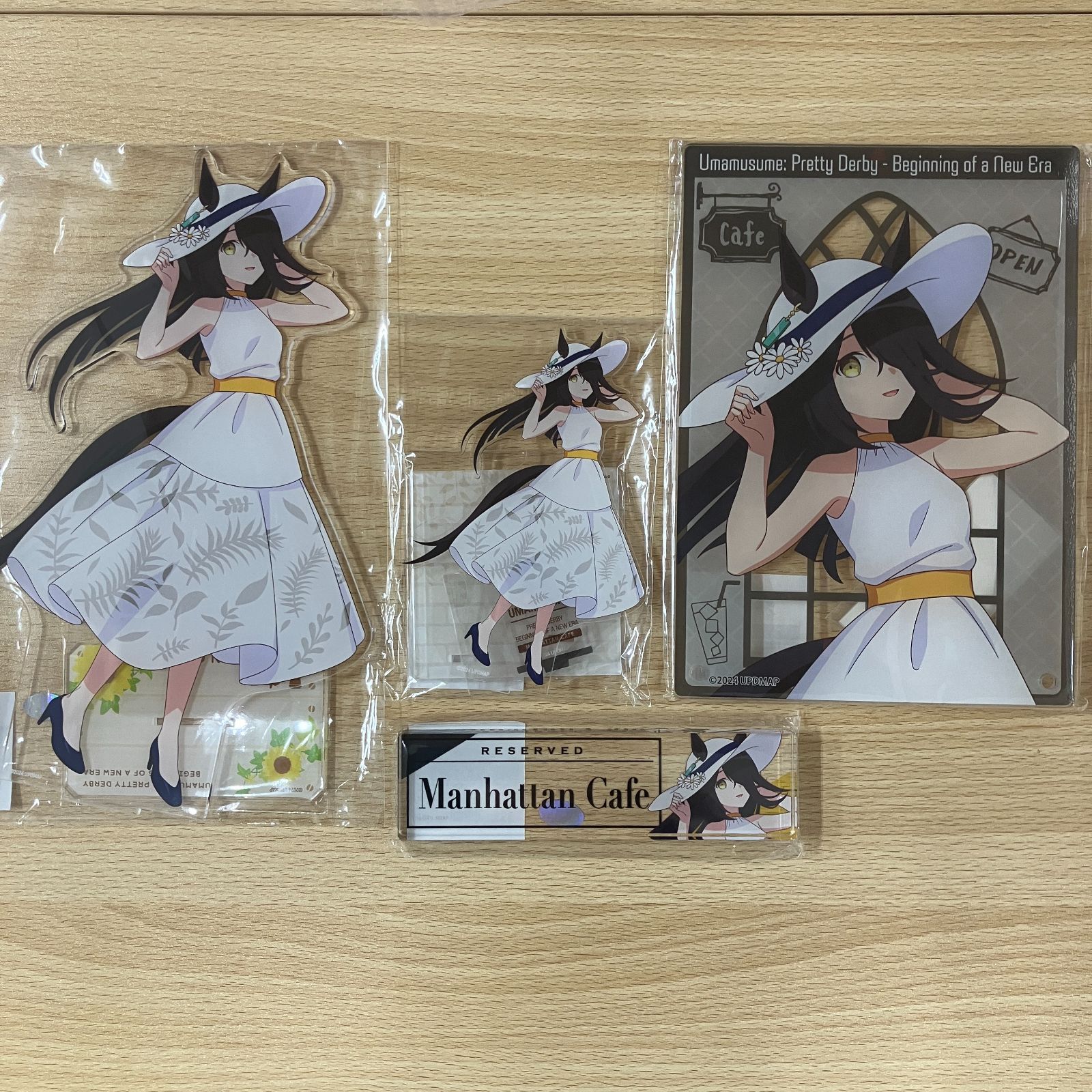 ウマ娘 マンハッタンカフェ バカンスver 予約席風デスクプレート BIG 