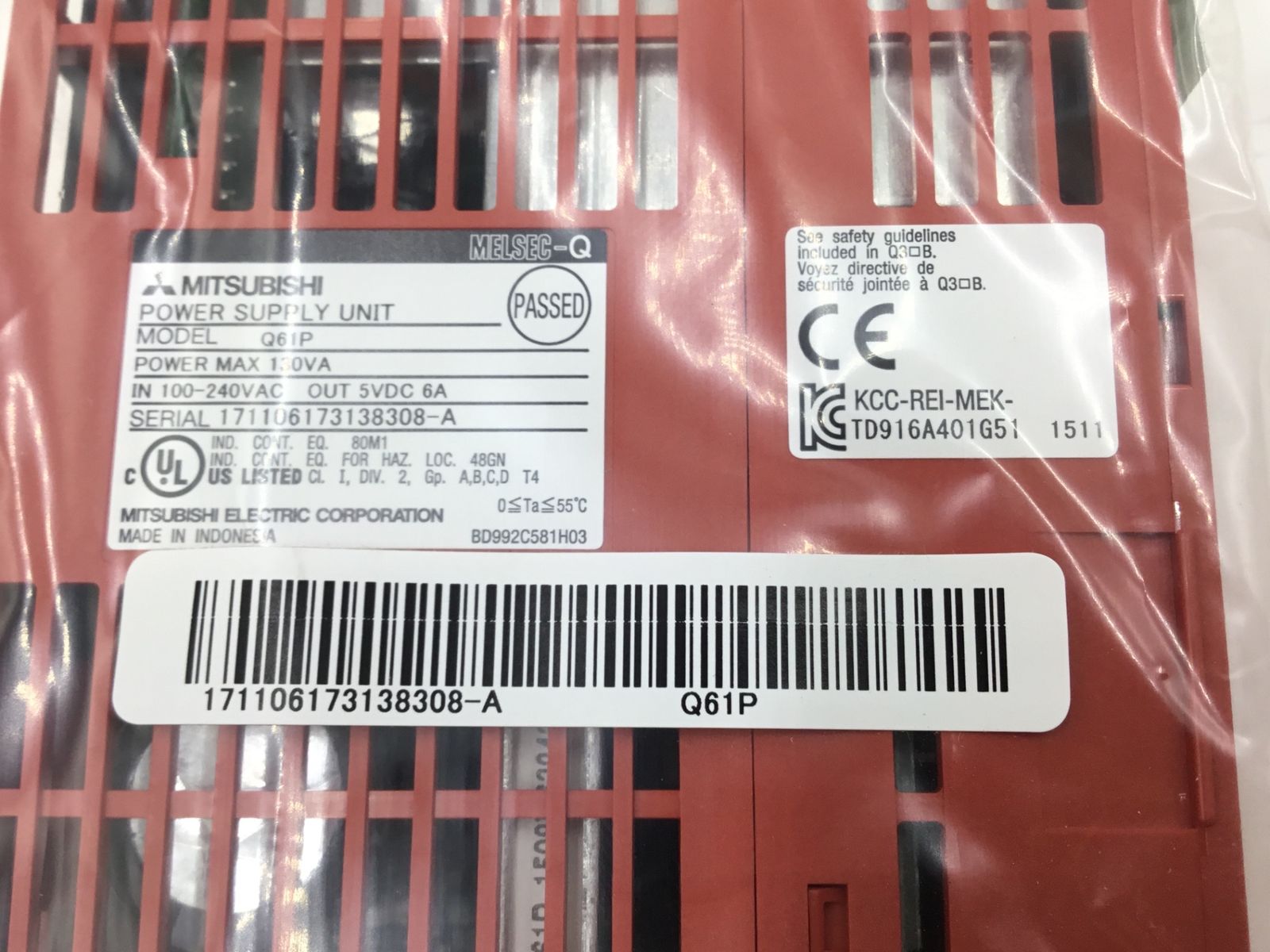 三菱電機 シーケンサ MELSEC-Qシリーズ 電源ユニット Q61P IT469RMUQXTS エコツール半田店 M02 USTAUSTRALIA_COM_AU