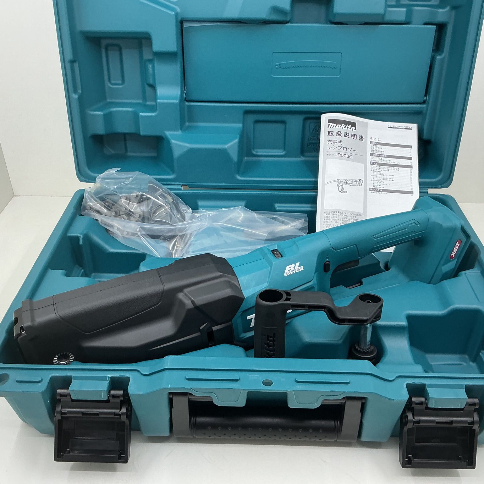 ♥ マキタ充電式レシプロソーJR 003GZK チェーンバイス付き 本体のみ インボイス対応領収書発行? 平日のみ発送 値引交渉?