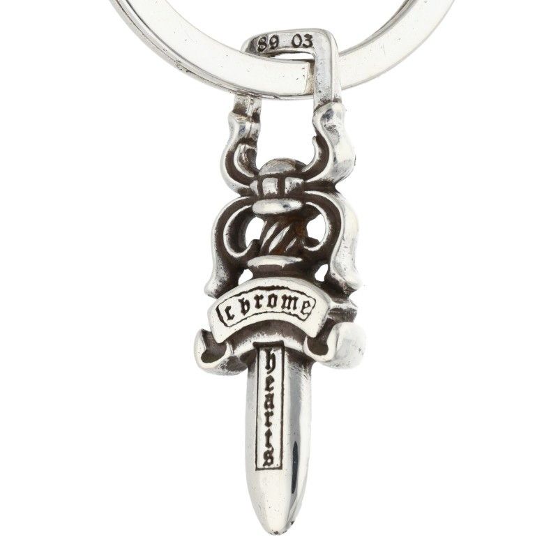 クロムハーツ RNG&No5 DGGR/キーリング#5ダガー シルバー