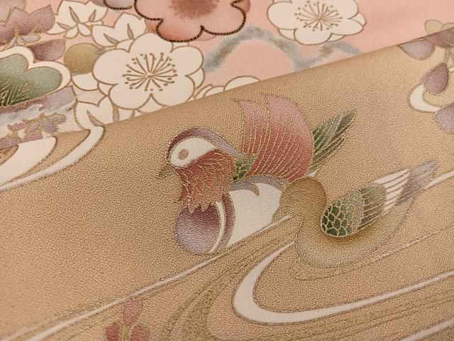 美品 松竹梅模様 金彩 縮緬 暈し 紋付 一つ紋 袷 正絹 訪問着 着物 186063851.jpg?cmsp_timestamp=