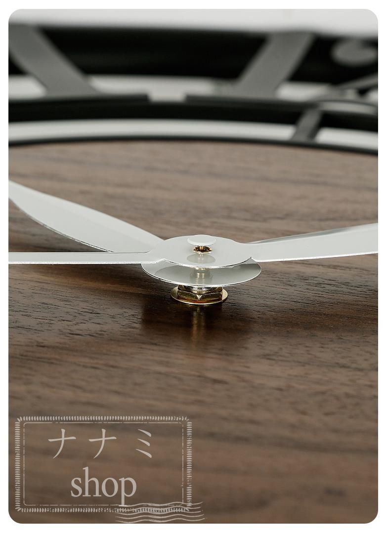 シンプルなホームデコレーションサイレント時計リビングルームベッドルーム壁掛け時計ヨーロッパスタイルの無垢材テクスチャハイファッション時計