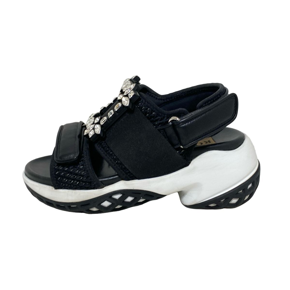 ロジェヴィヴィエ　サンダル 34サイズ RogerVivier(ロジェヴィヴィエ) サンダル 34 レディース - 黒