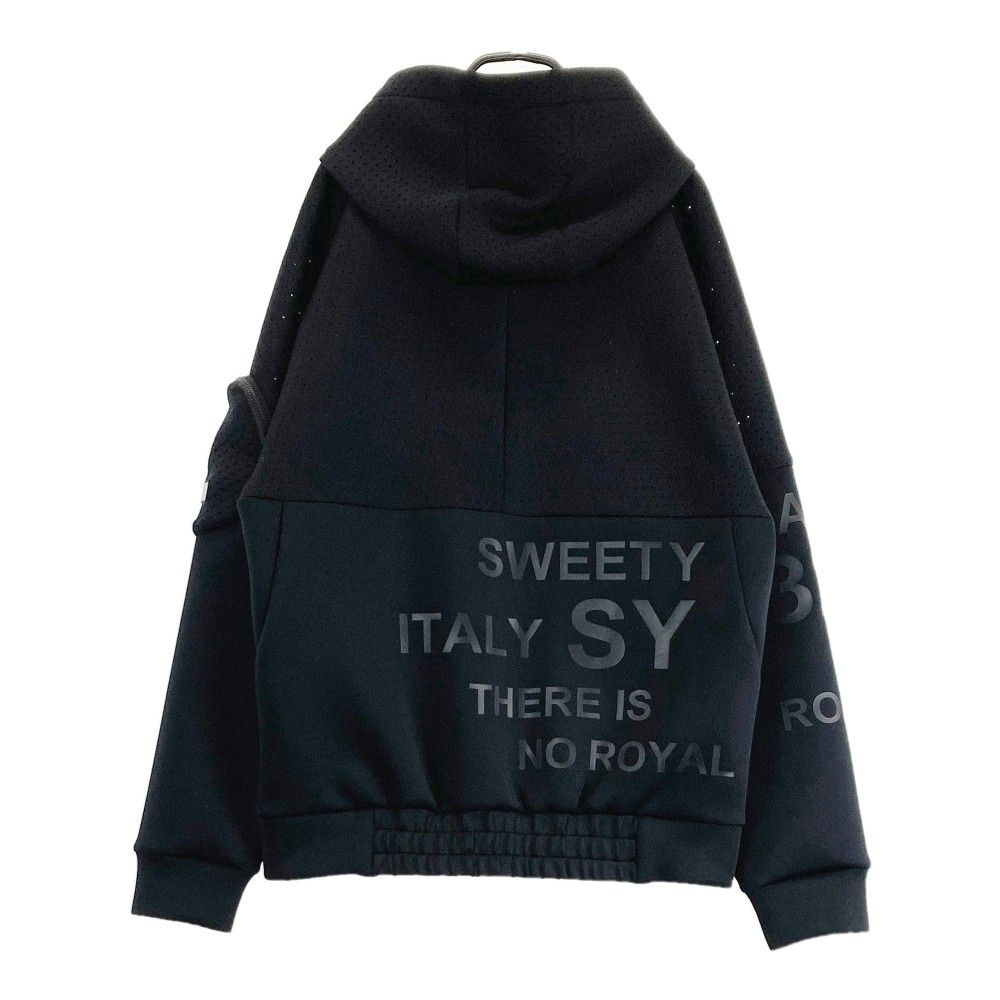 サイズ：L SY32 BY SWEET YEARS GOLF エスワイサーティトゥ SYG-24S07 ジップパーカー  ブラック系 [240101419597] ゴルフウェア メンズ ストスト サイズ：L SY32 BY SWEET YEARS GOLF エスワイサーティトゥ SYG