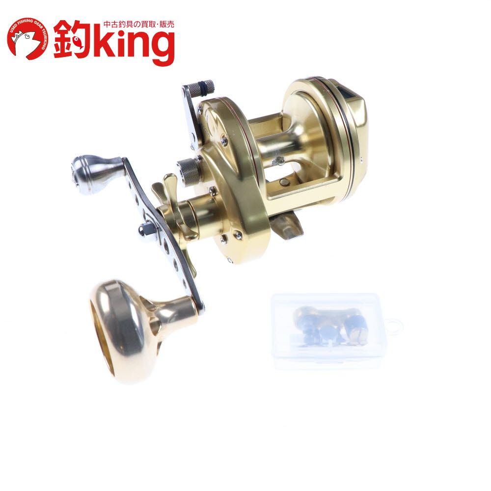 SHIMANO - 【中古/美品】 シマノ 08 海魂 3000TH 釣武者チタンパワーハンドル付 チタンクラッチレバー付  /P344M シマノ 08 海魂 3000TH 釣武者チタンパワーハンドル付 チタンクラッチ