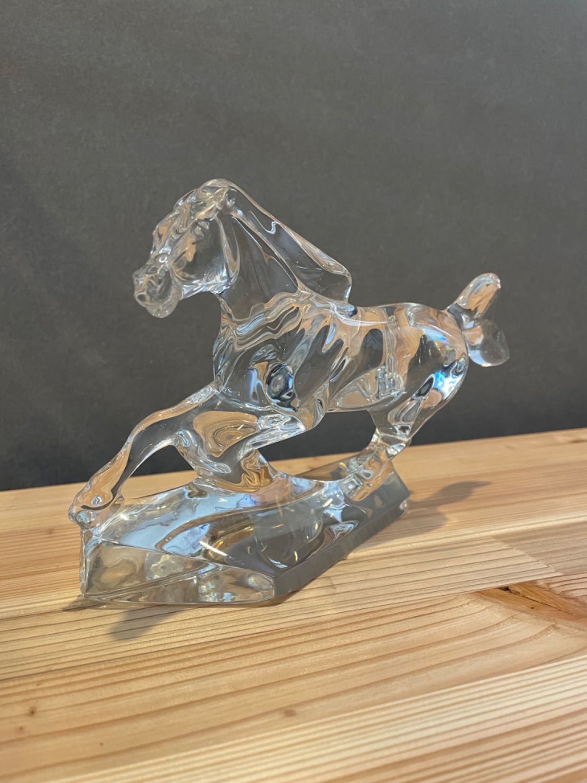バカラ 馬 置物 バカラ Baccarat 走る馬 サラブレッド 駆ける馬 ウマ