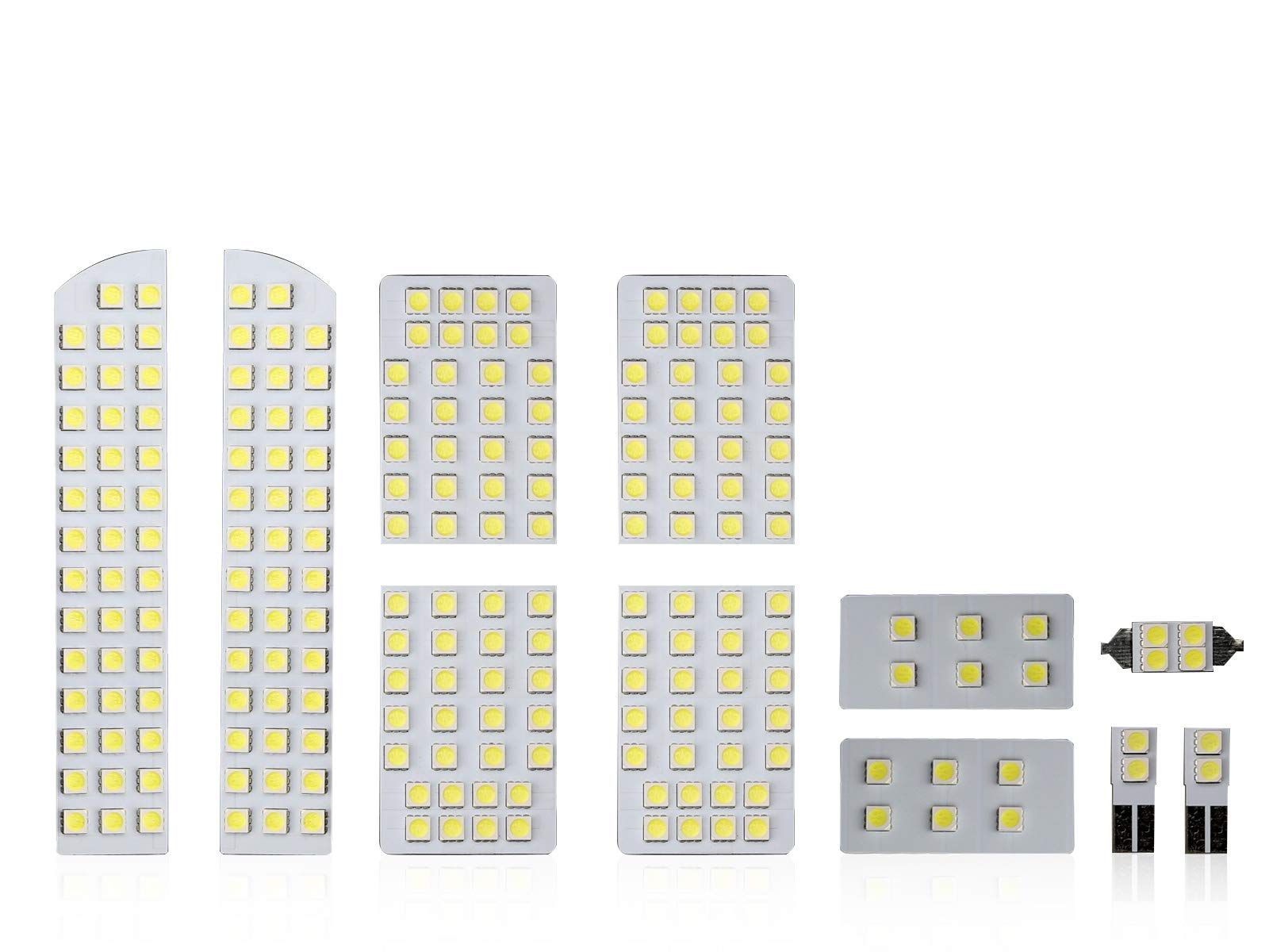 ANH20/25 11点セット GGH20/25 ルームランプ LED ホワイト 純白 前期/後期対応 ヴェルファイア アルファード 20系