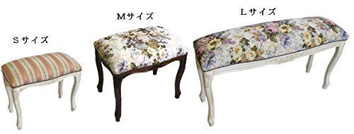 ホワイト×ピンク 51195 S スツール クラシカルな椅子 47×43.5 イタリア製 パシフィックGLD MARWIL-DEMENAGEMENTS_CH