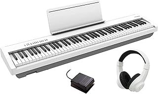 Roland ローランド 電子ピアノ デジタルピアノ ポータブル 88鍵盤 グランドタッチ 電子楽器 ヘッドホンBH-181付き FP-30X 標準 WH ホワイト