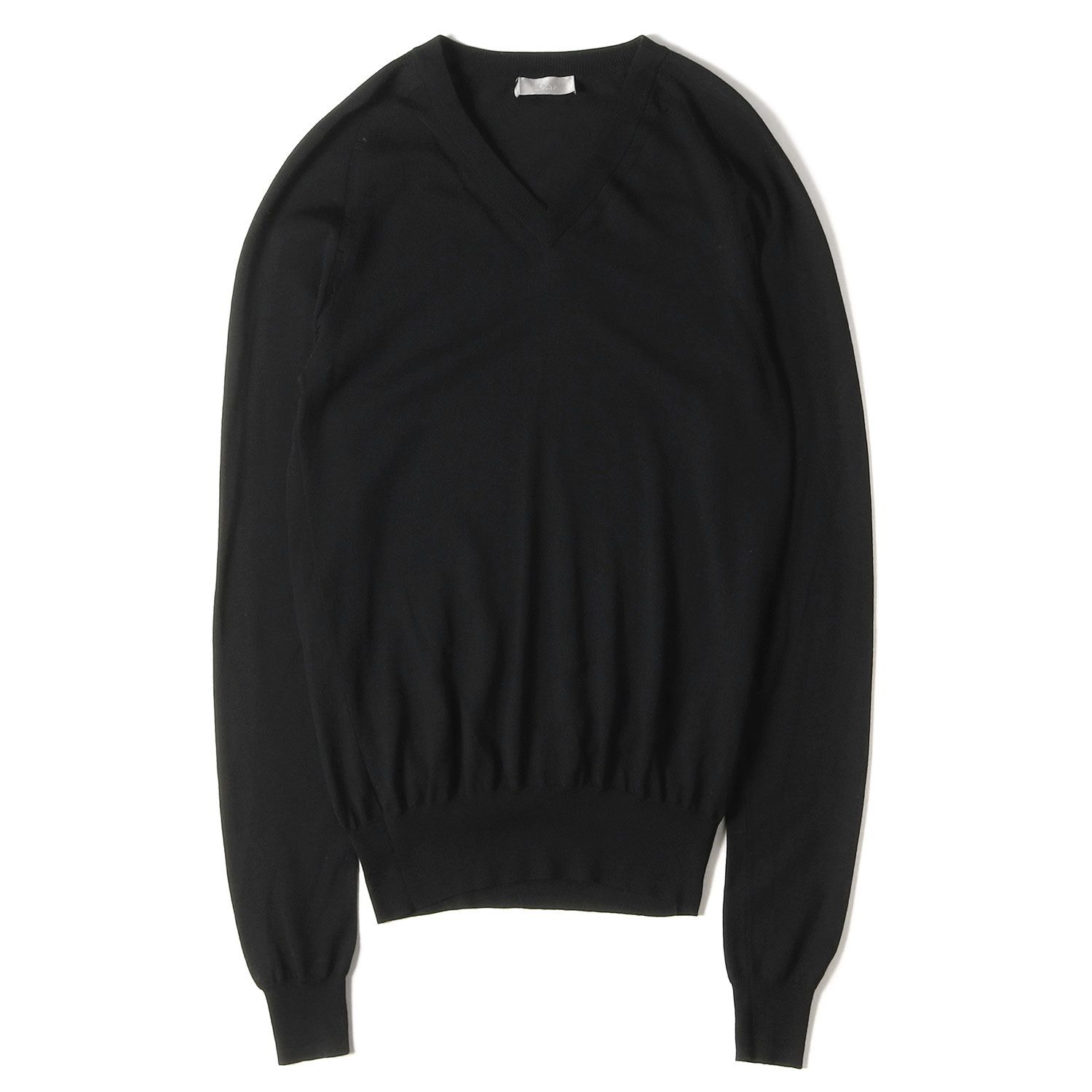 Dior HOMME ディオールオム ニット ダメージ 加工 Vネック ハイゲージ 