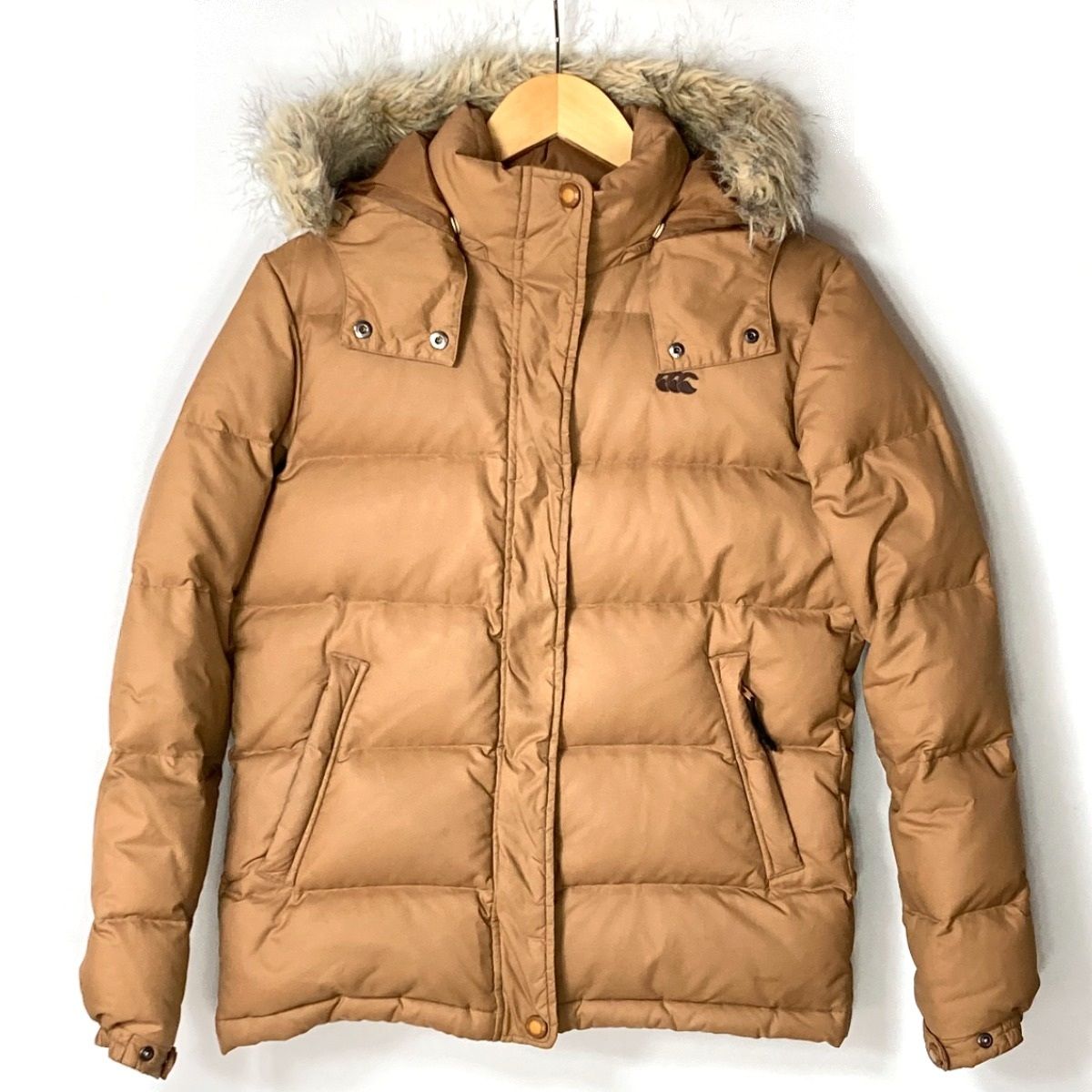 CANTERBURY カンタベリー ダウンジャケット JGFWC-MSD ライトブラウン