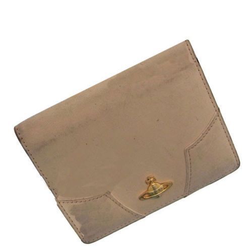 ヴィヴィアン ウエストウッド パスケース ロゴ ベージュ Vivienne