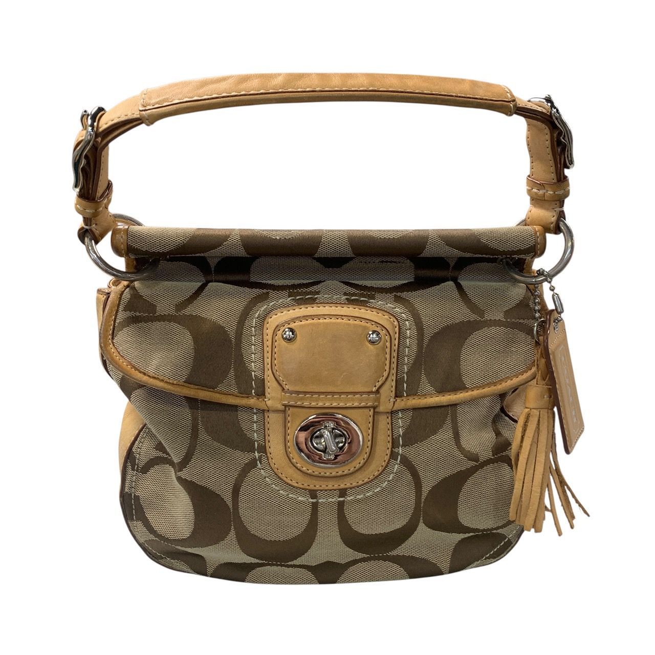 【中古】COACH コーチ ポピー シグネチャー ハンドバッグ ショルダー 楽天市場】【バッグ】COACH コーチ ポピー シグネチャー