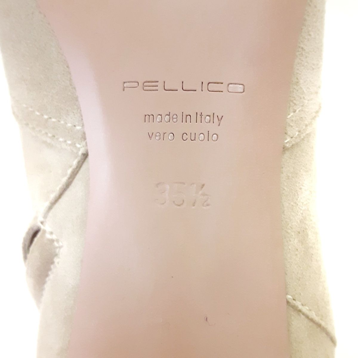 PELLICO(ペリーコ) ショートブーツ 35 1/2 レディース - ベージュ ...