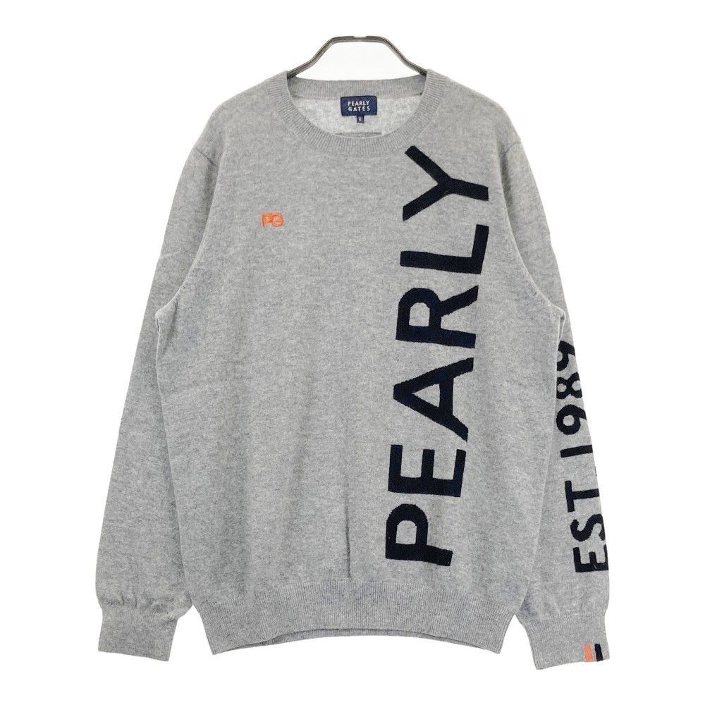 サイズ 6 PEARLY GATES パーリーゲイツ ニット セーター カシミヤ グレー系 240101426995 ゴルフウェア メンズ ストスト