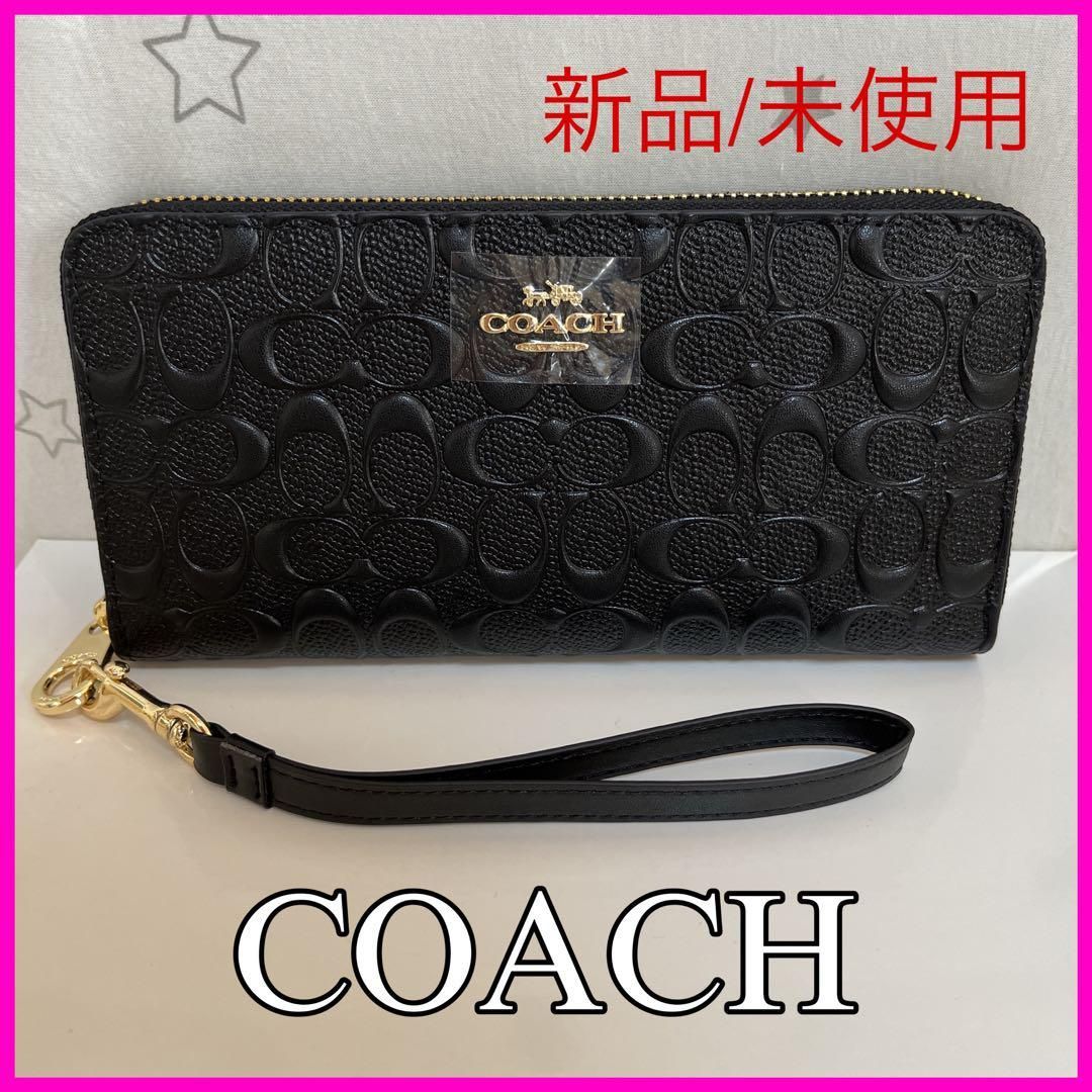 コーチ] COACH 財布 (長財布) C7360 チョーカー レザー ロング - メルカリ