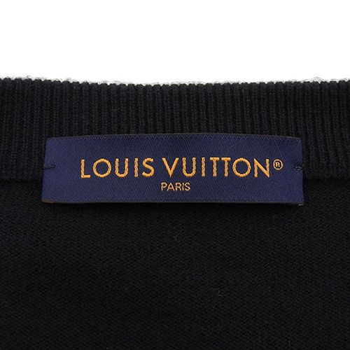 ルイヴィトンモノグラムミックスカシミアクルーネックニット