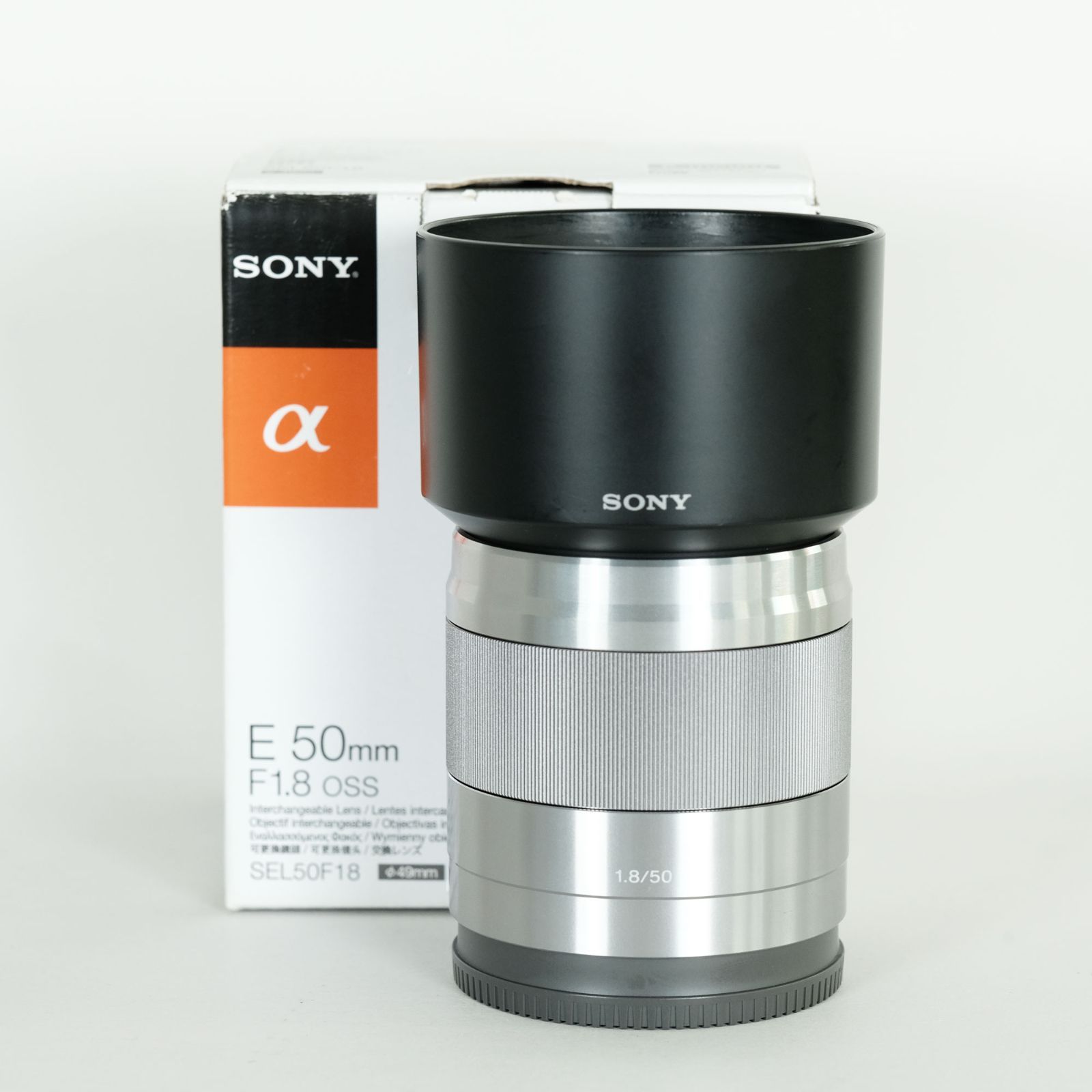 SONY E 50mm F1.8 OSS SEL50F18 シルバー | ソニーEマウント