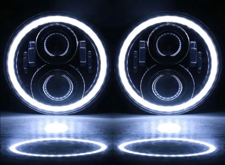 ジムニー用！デイライト付きLEDヘッドライト マイナスコントロール 