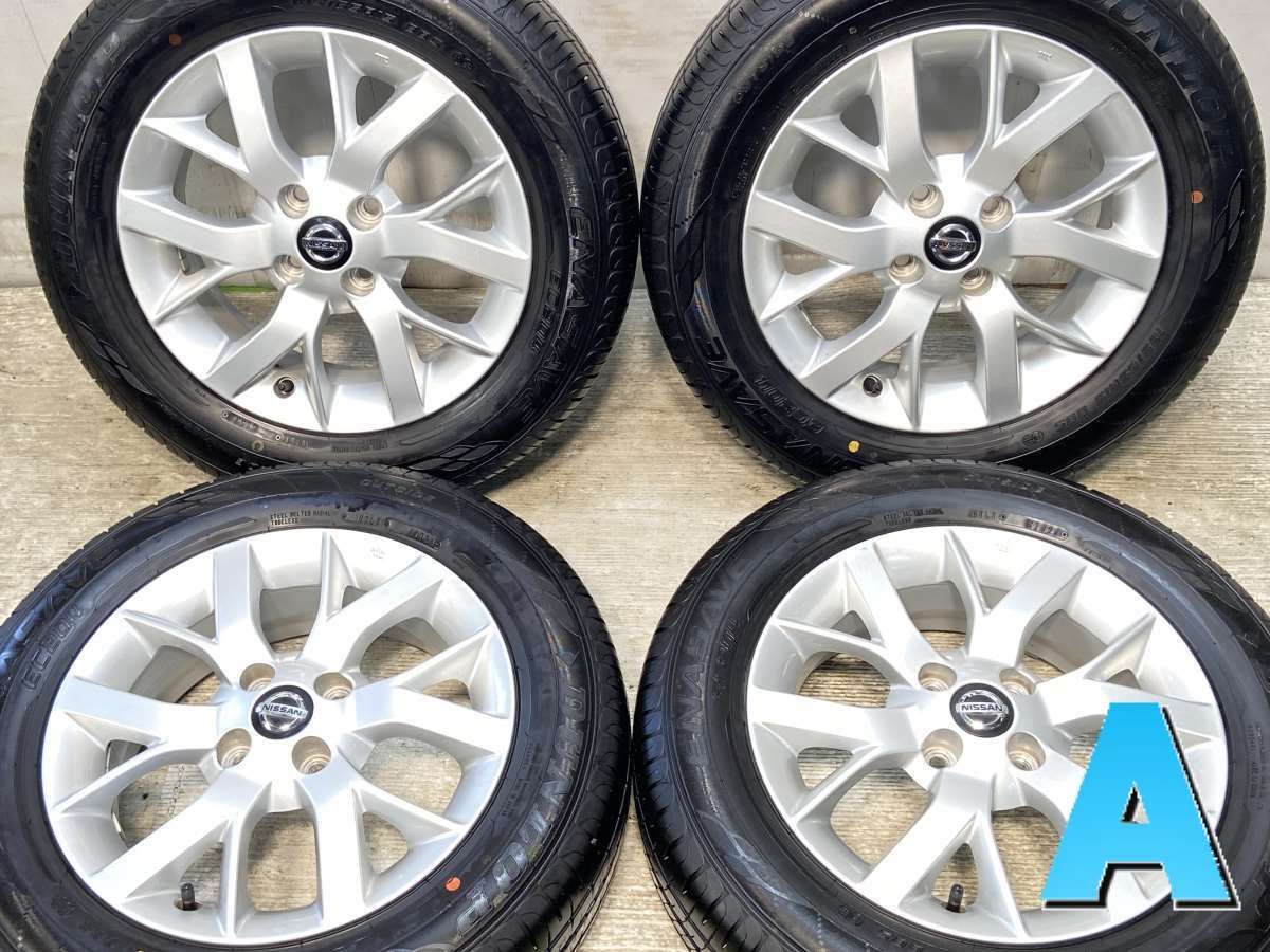 185/65R15  nダンロップ エナセーブ EC204 n日産純正  n15x5.5 40 100-4穴 nタイヤ サマータイヤ ホイールセット 4本セットn s15250513160