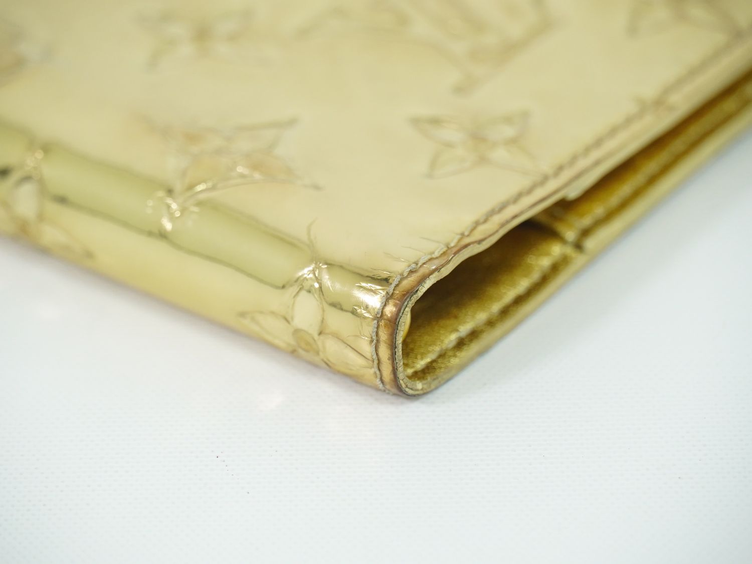 システム手帳 ゴールド