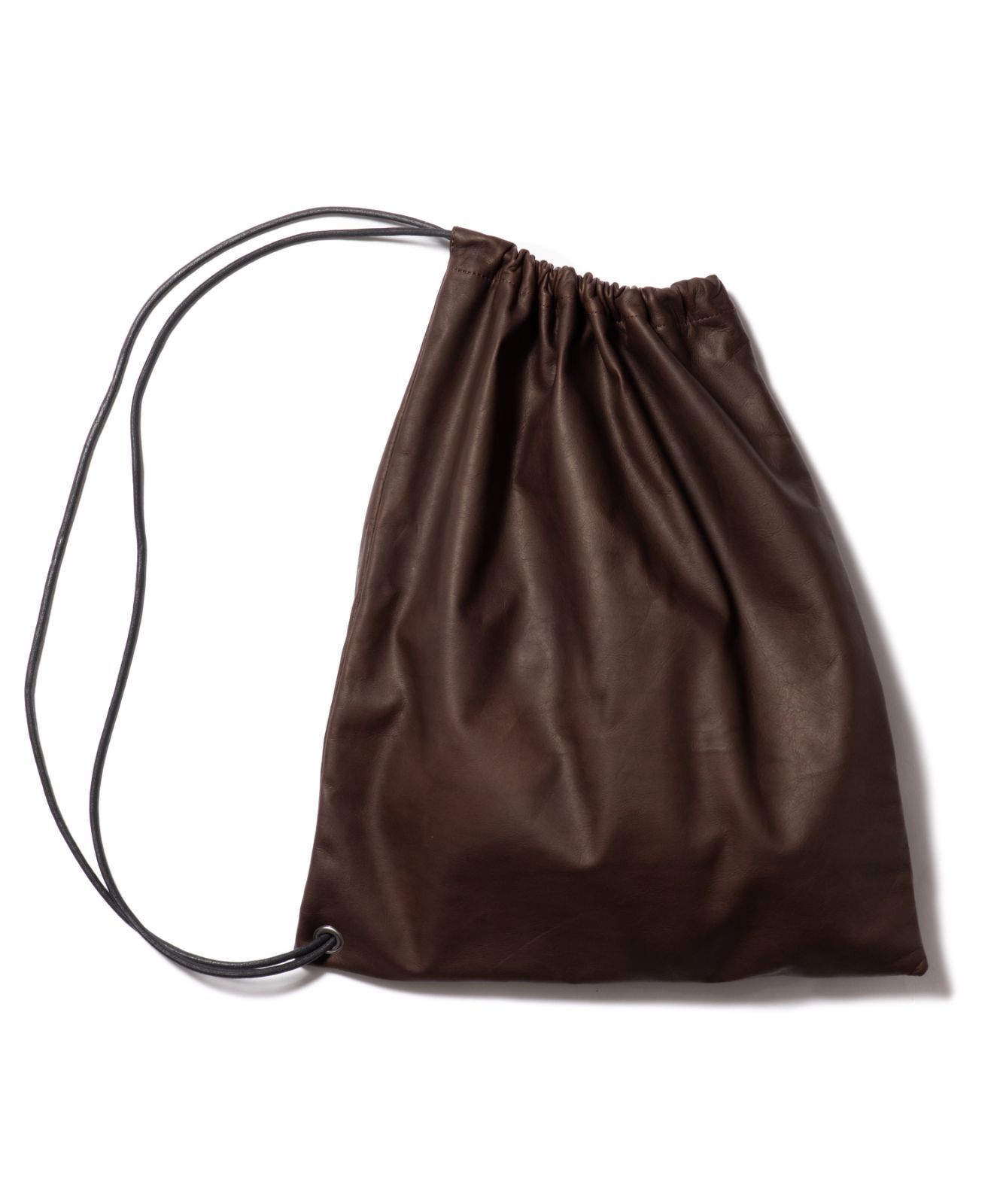 MR.OLIVE E.O.I / WATER PROOF WASHABLE LEATHER / DRAWSTRING GYM BAG ミスター