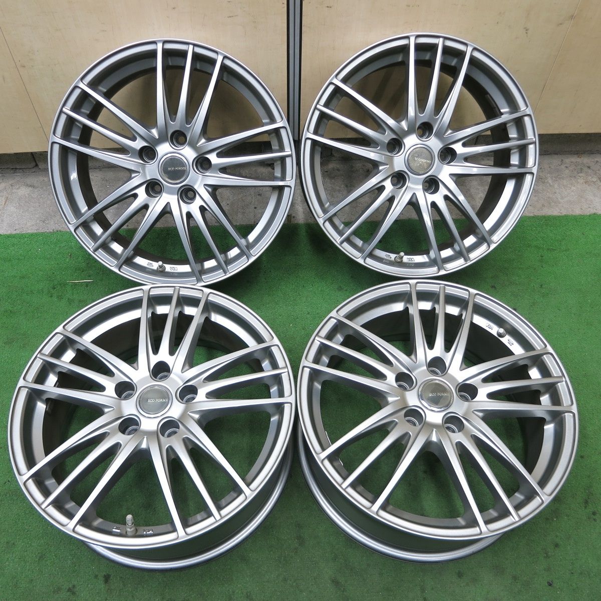 キレイ センサー付 ECO FORME ブリヂストン製 17インチ ホイール エコフォルム 17×7J PCD114.3 5H 5091302ナホ