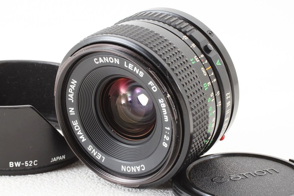 美品 Canon キヤノン NEW FD 28mm F2.8 単焦点 レンズ