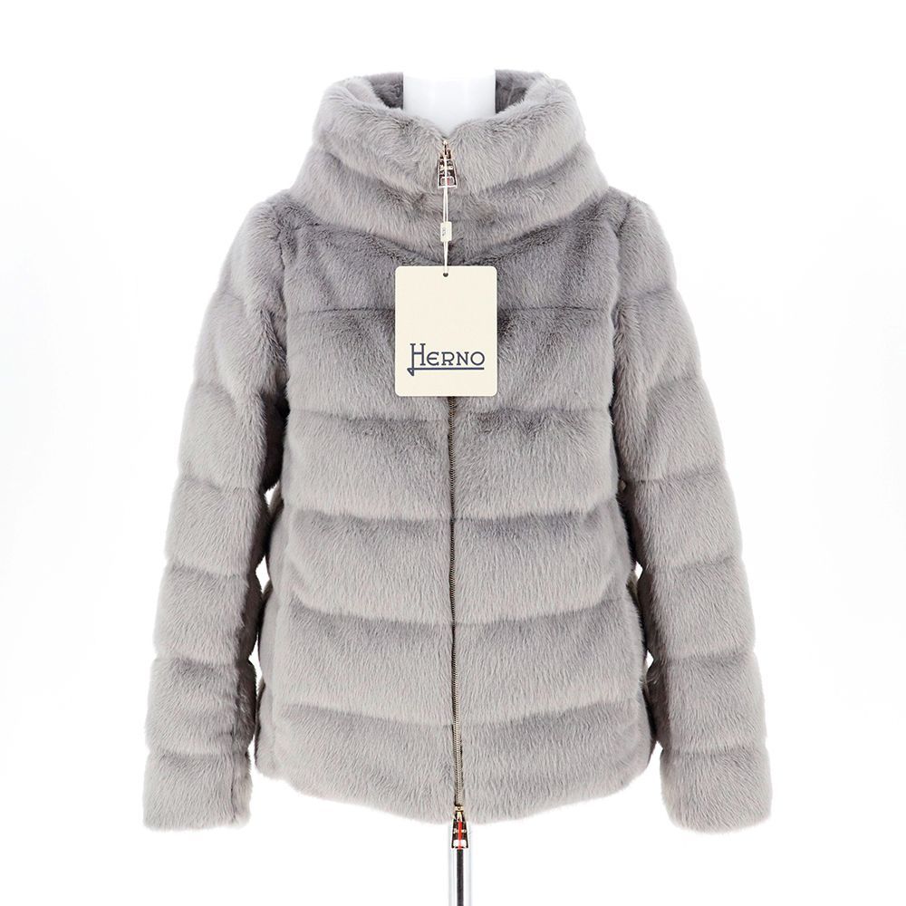 ヘルノ ダウンジャケット HERNO LADY FAUX FUR レディフェイクファー