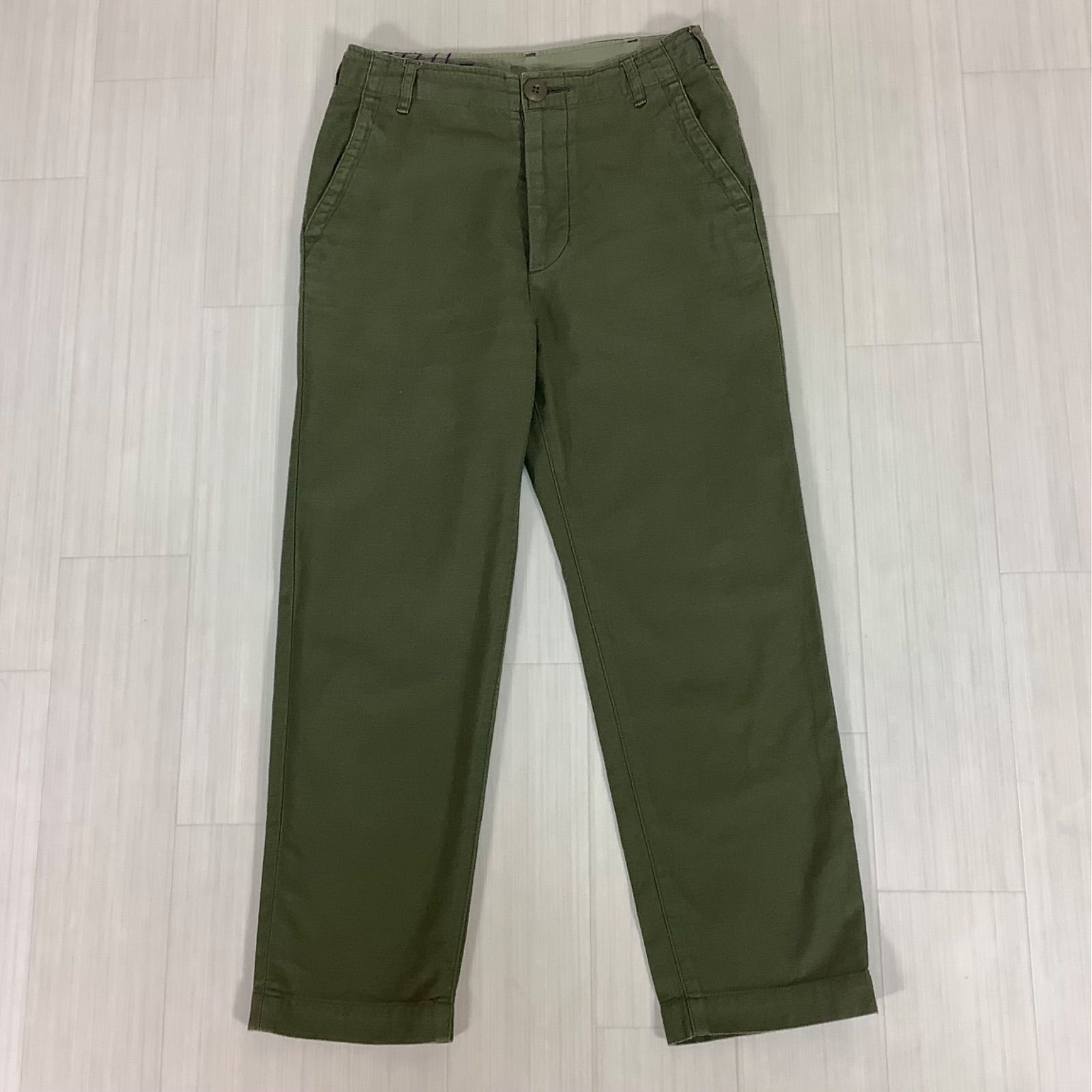 Herman Ron ミリタリー Military RHC ワイドパンツ（カーキ⁄ラベンダー