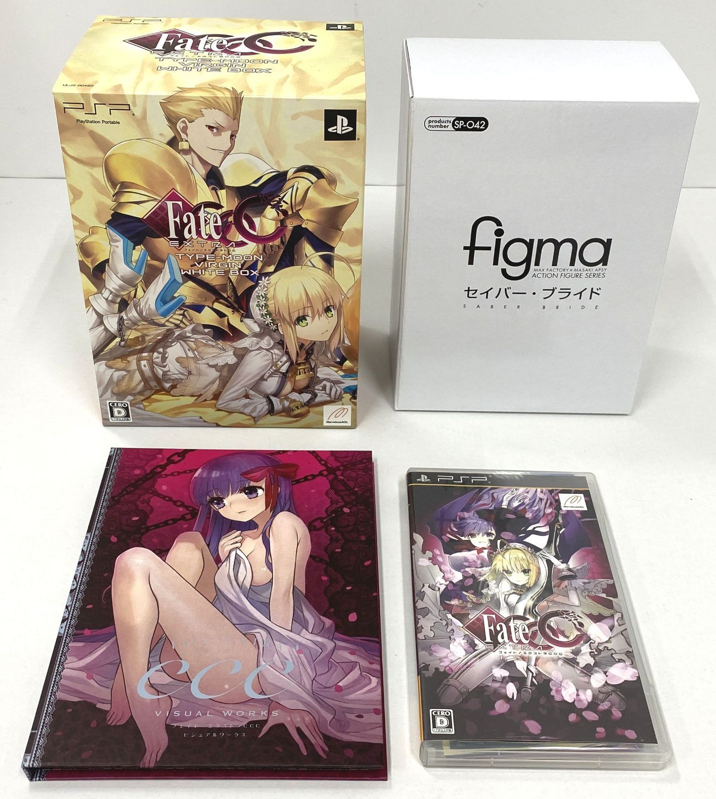 PSP ソフト フェイト/エクストラ CCC TYPE-MOON/タイプムーン Virgin White Box [限定版]【中古】 【開封品】 【動作確認済】 【23-20240606-A326】 【併売商品】