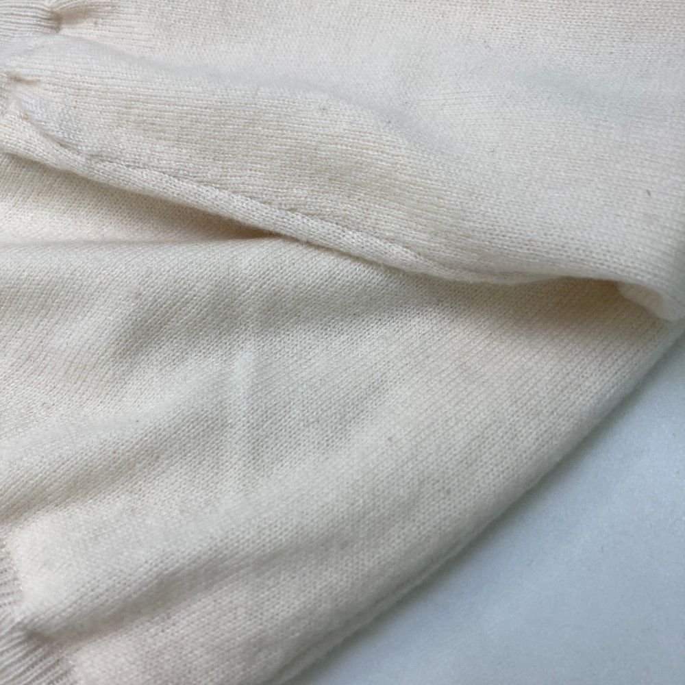 サイズ：36 ZOY ゾーイ 裏地付 カシミヤ混 ニットセーター ホワイト系