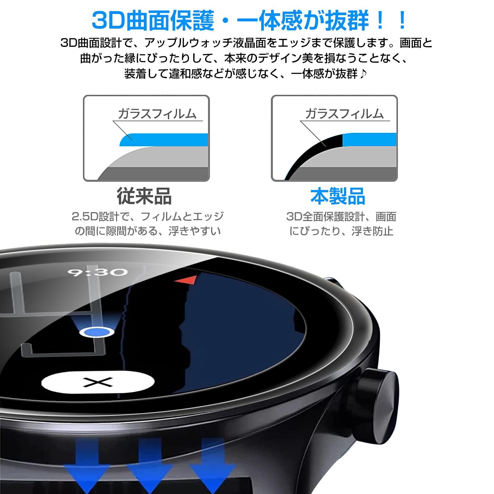 AUNEOS ガラスフィルム Google Pixel Watch 用