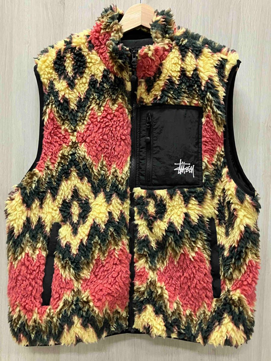 STUSSY ステューシー ベスト CA 28629 RN 94974 Lサイズ 混色 メンズ アウター 上着 ストリート
