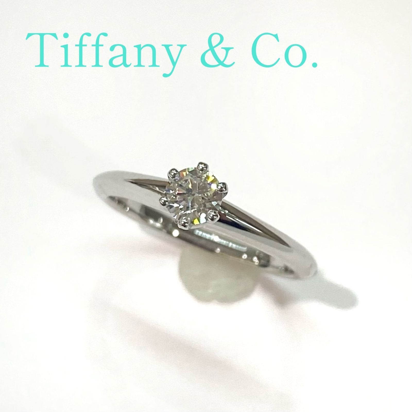 人気?Tiffany&Co. ティファニー PT950 プラチナ ダイヤモンド 0.26ct 