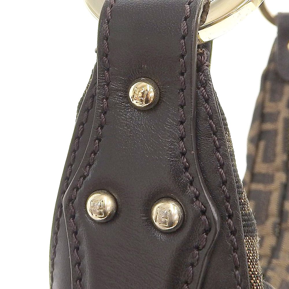 本物保証】 布袋付 超美品 フェンディ FENDI ズッカ柄 FF柄 ロゴ ワン  