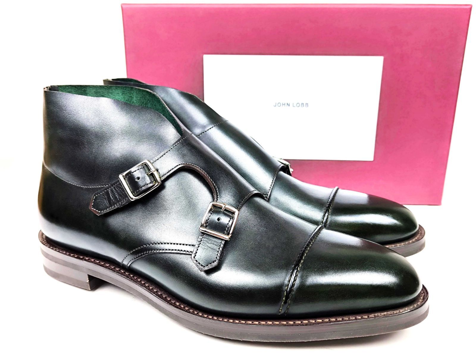 超激レア・新品未使用 ジョンロブ　ウィリアム2 ブーツ WILLIAMⅡ BOOT　ミスティカーフ　ダークグリーン　9795ラスト　サイズ8E