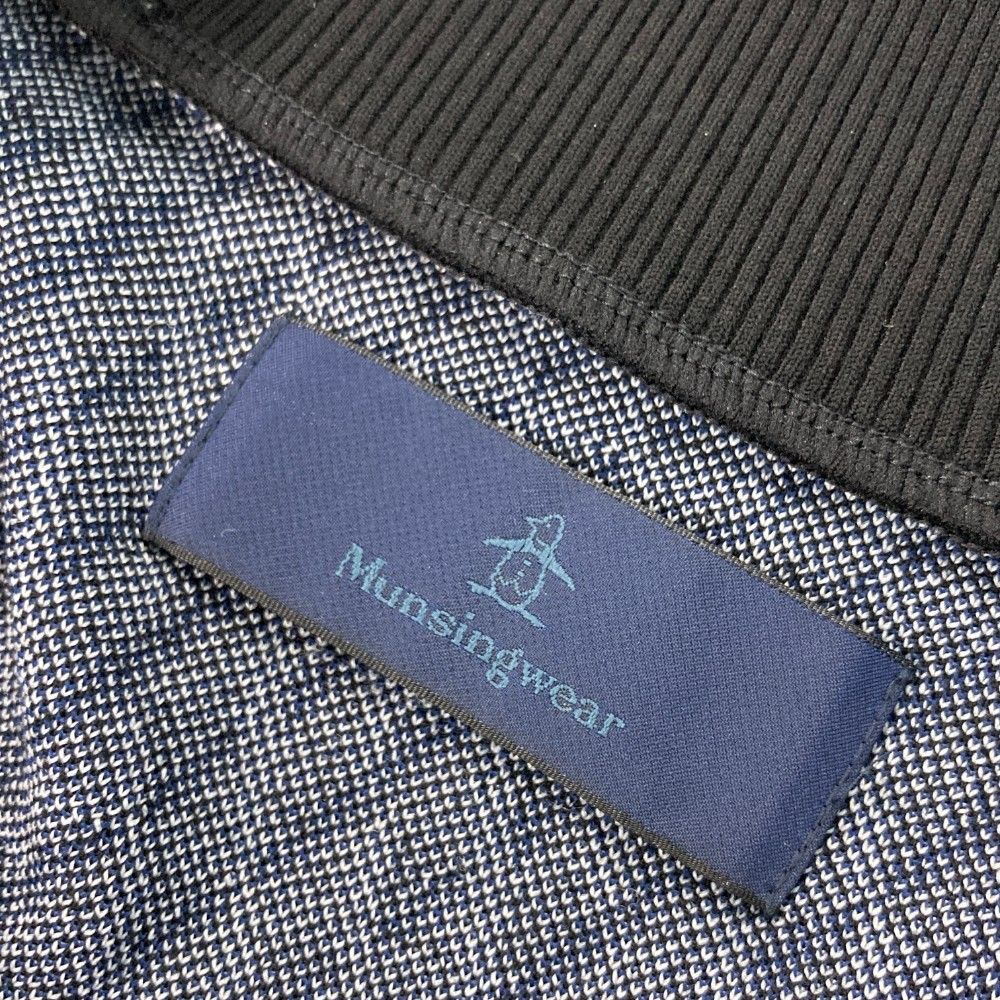 サイズ：L MUNSING WEAR マンシングウェア  ジップジャケット  ネイビー系 [240101442990] ゴルフウェア メンズ ストスト サイズ：L MUNSING WEAR マンシングウェア ジップジャケット