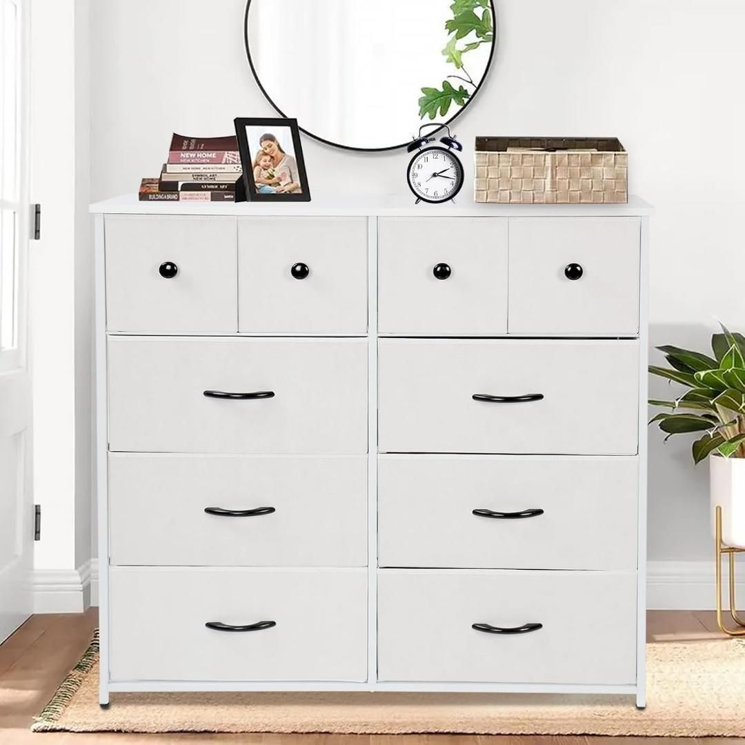 収納チェスト リビング 洋服 大容量 4段10杯 100*30*98cm チェスト タンス 収納チェスト リビング 4段10杯 100*30*98cm