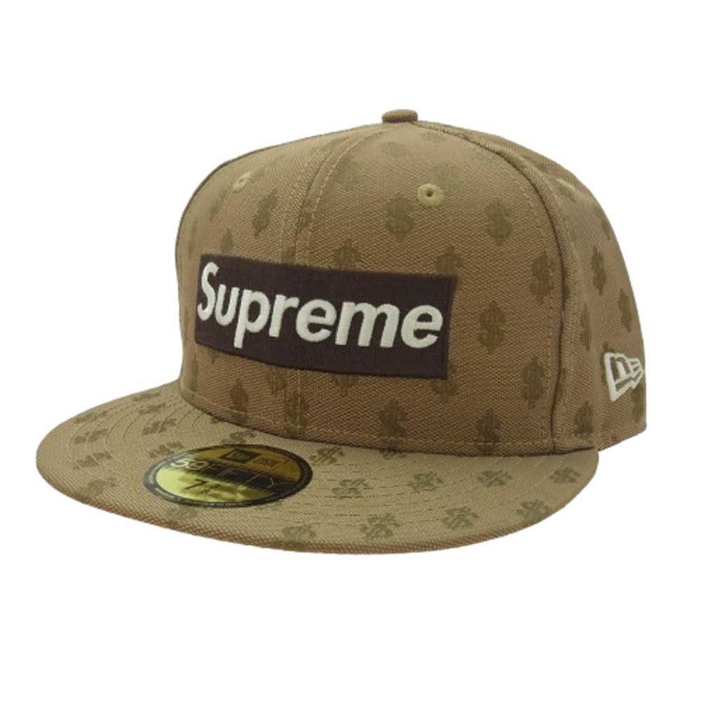 Supreme シュプリーム 18SS New Era ニューエラ Monogram Box Logo モノグラム ボックスロゴ ドルパターン キャップ ブラウン系