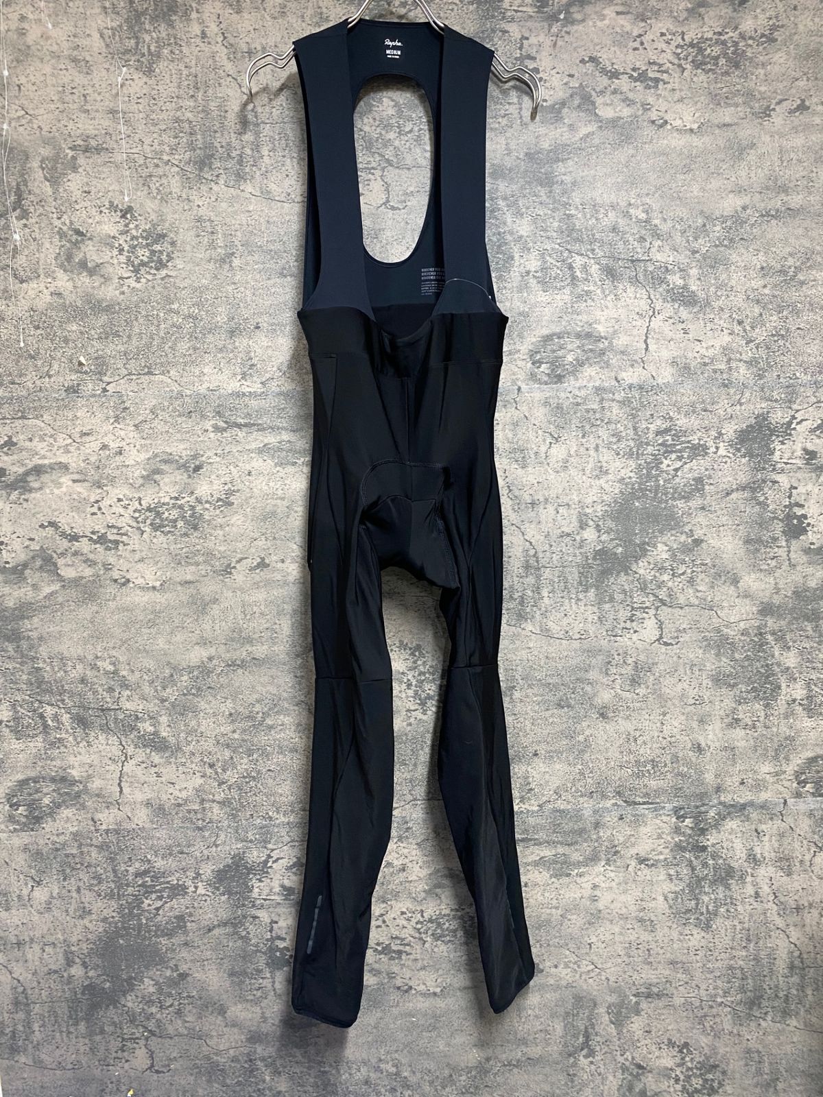 JM637 ラファ Rapha CORE WINTER TIGHTS WITH PAD ビブタイツ 黒 M 裏起毛