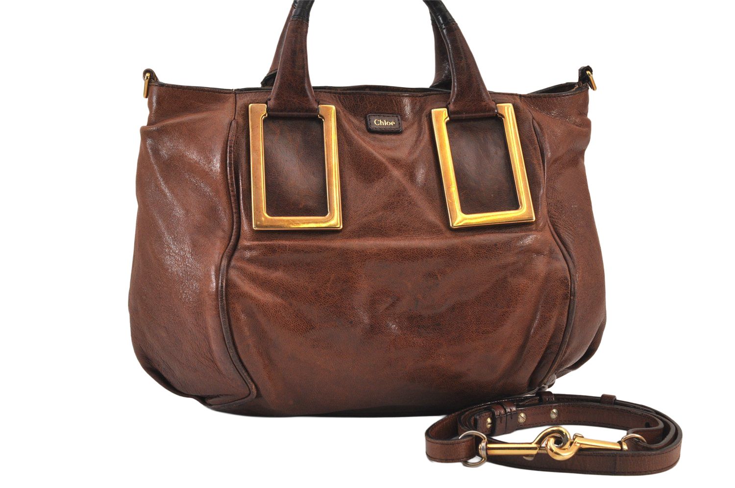 クロエ Chloe Chloe クロエ エテル ハンドバッグ レザー ブラウン 2way 