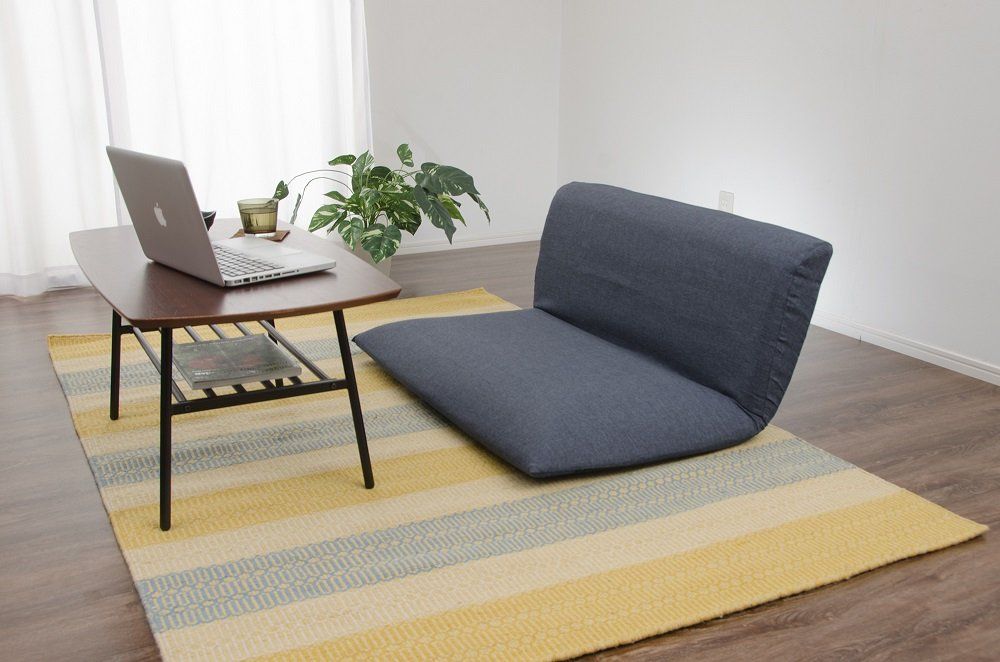 セルタン cellutane ローソファー 1人掛け LIBERA リベラ デニム調インディゴブルー 背リクライニング 高反発 A 227 a-612 DBL RF美顔器 その他 