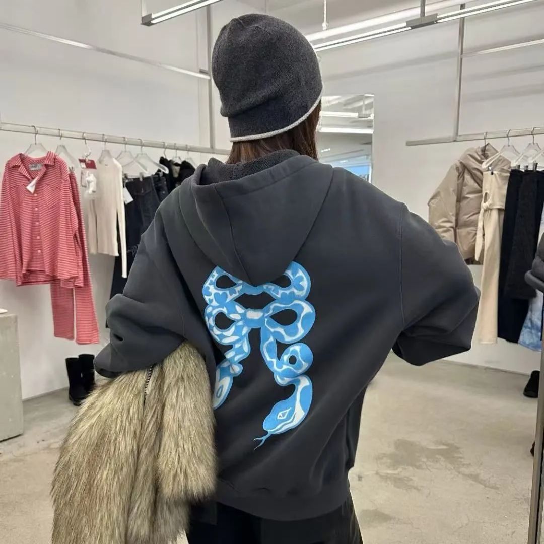 OPEN YY オープンワイワイ パーカー BLUE RIBBON SNAKE HOODIE