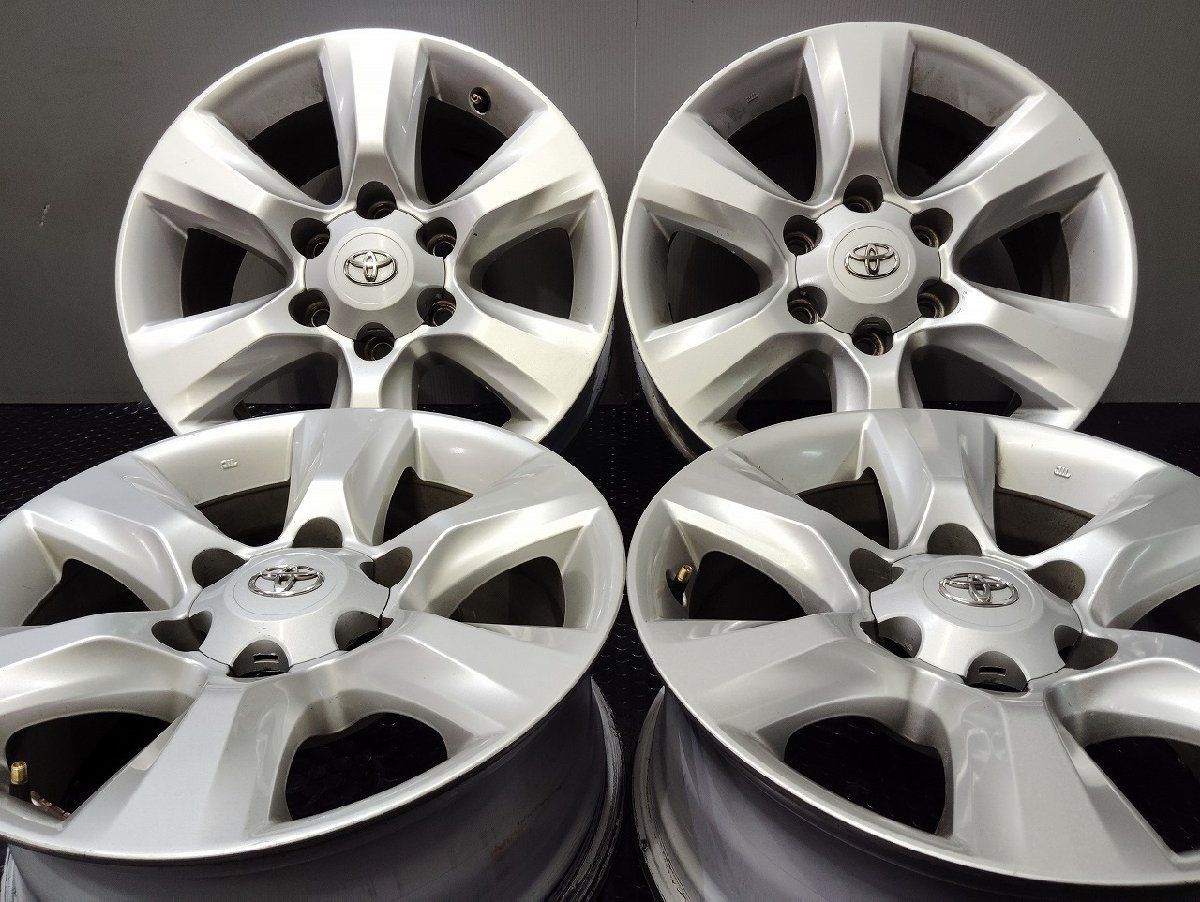 トヨタ 150ランクルプラド 中期 純正ホイール 17インチ 4本 7.5J6HPCD139.7 25 VHP240