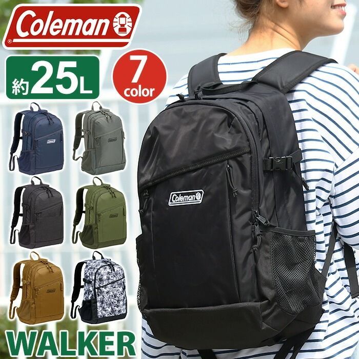 新品 Coleman リュックサック WALKER25 ブラック