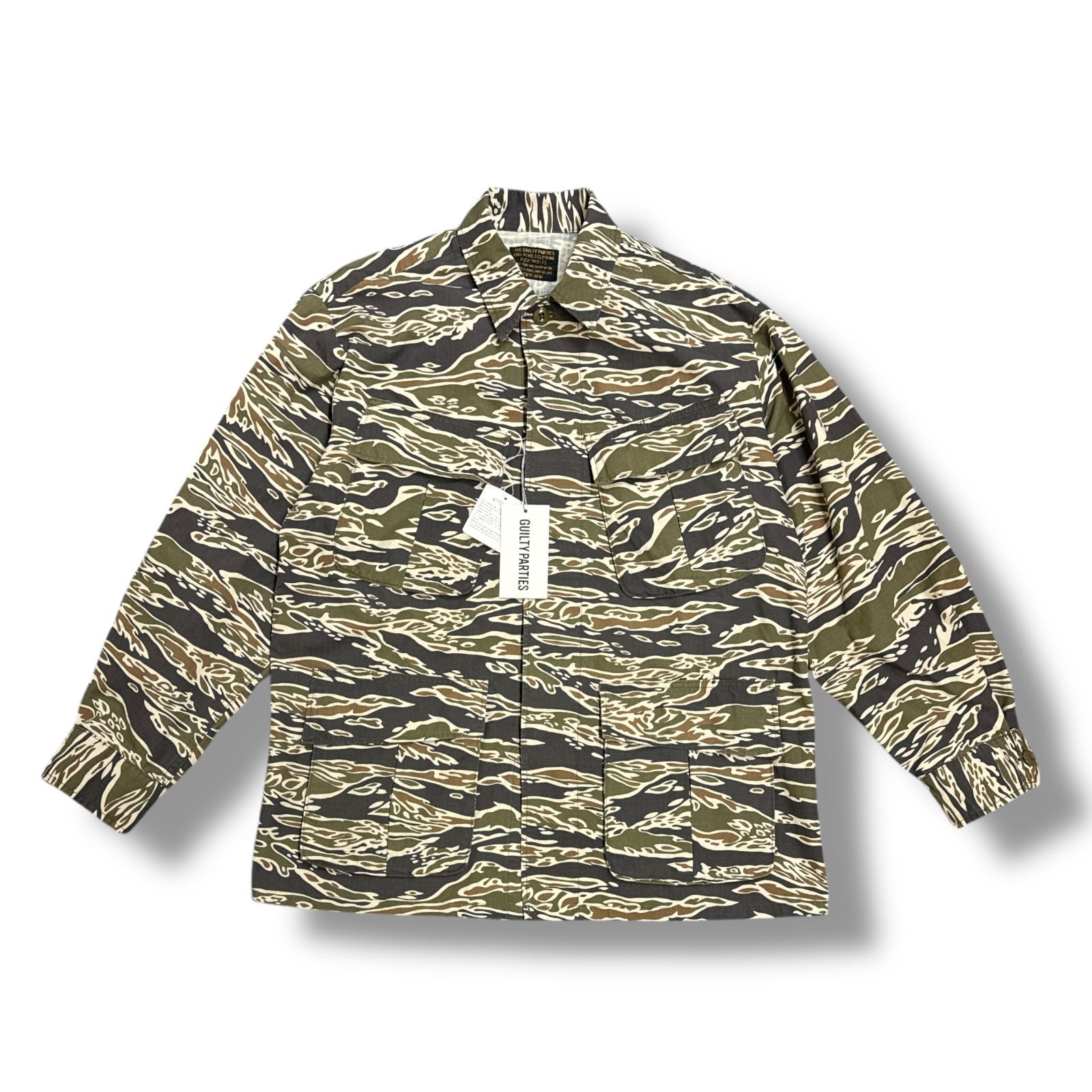 参考上代55000円 未使用品 WACKO MARIA 25SS TIGERCAMO FATIGUE JACKET 