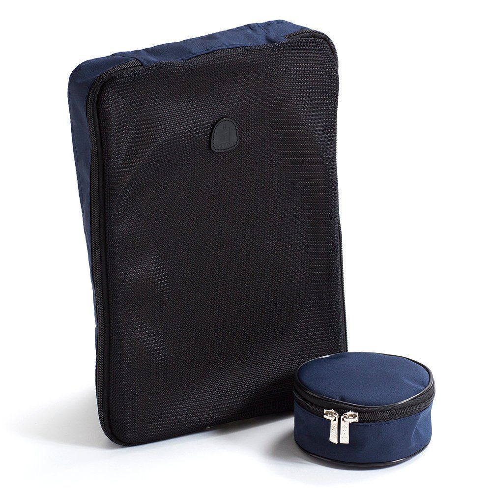 [TABITUS/タビタス] ワイシャツケース＆ネックポーチ（1枚用） ネイビー